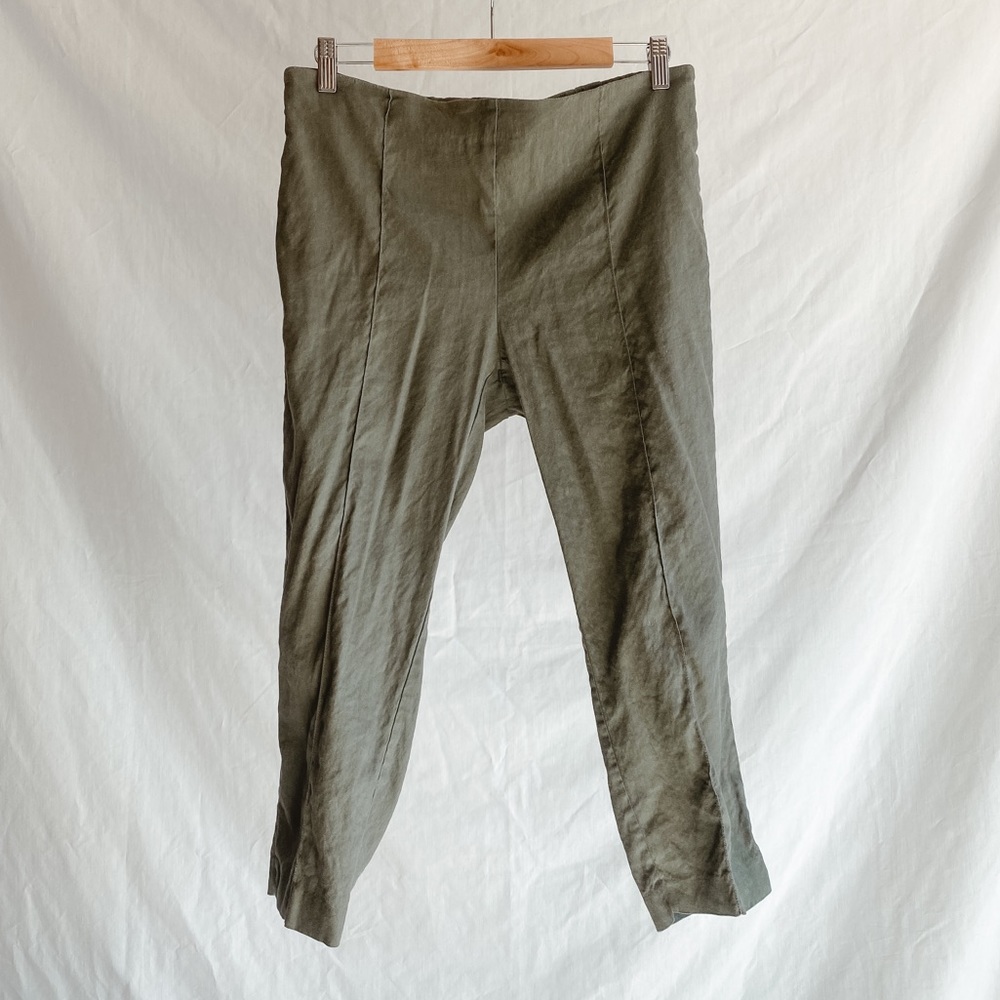 JJill | linen stretch capri pants